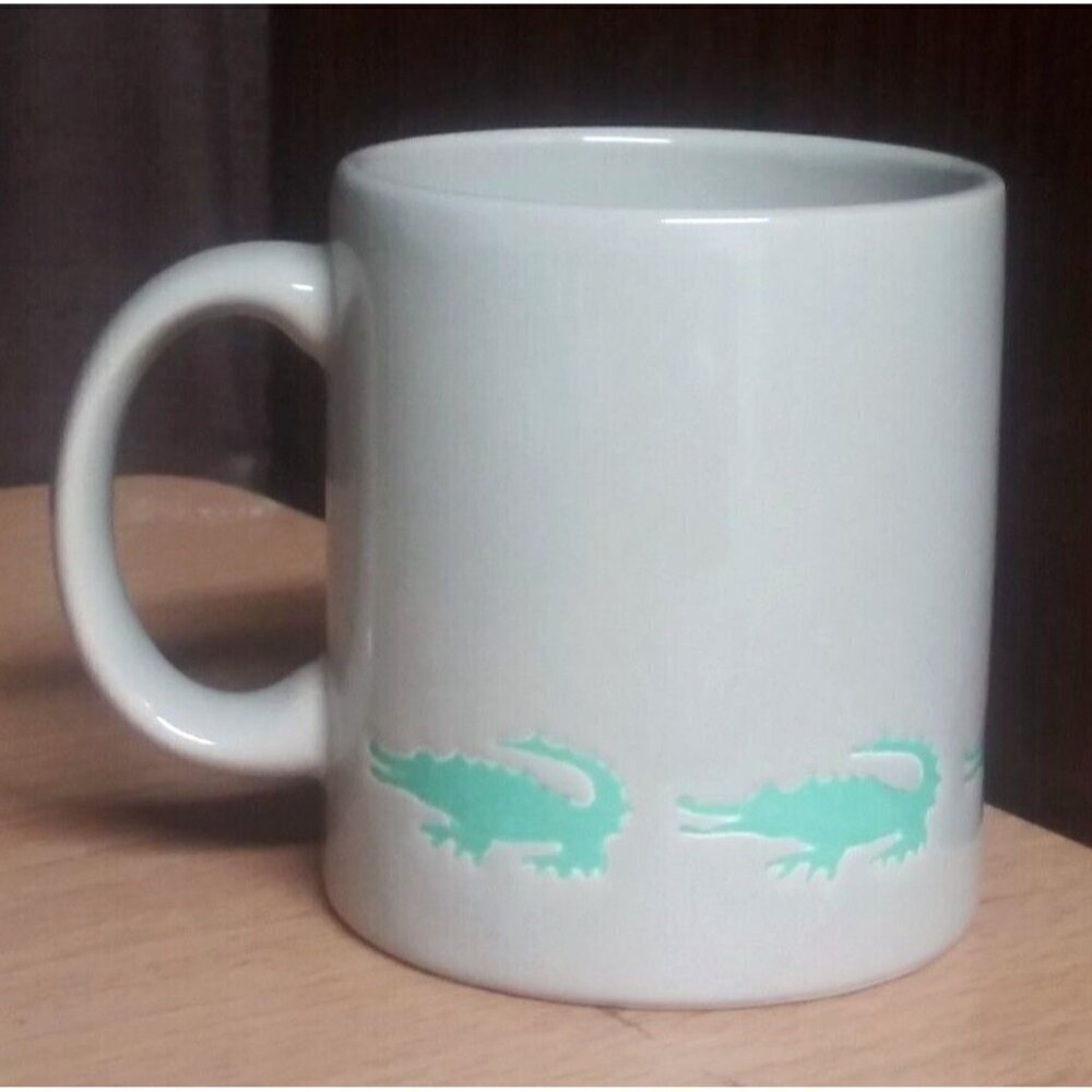 Waechtersbach Spain Mug Alligators Crocodiles Gators Embossed design Ceramic VTG
